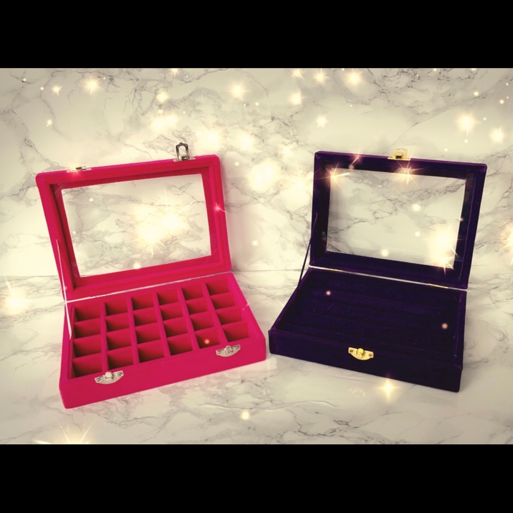 Velvet Jewelry Box. Great shape. $25 OBO